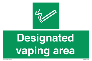 Designated vaping area